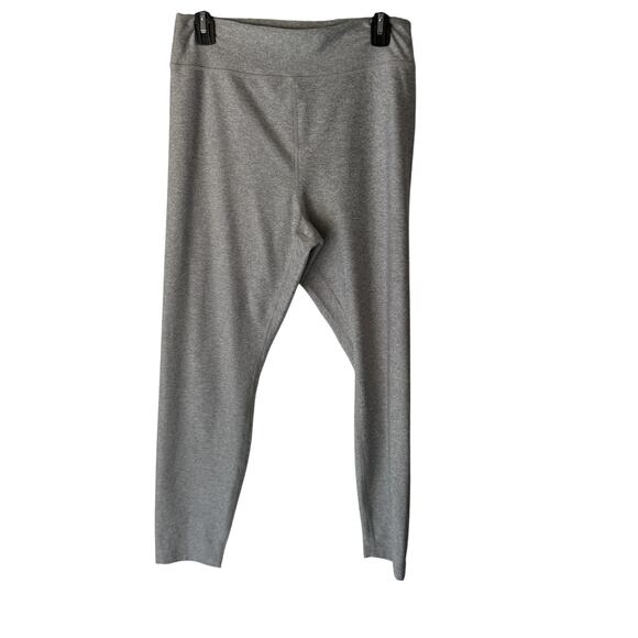 Old Navy‎ Go-Dry Cloud Plus Leggings Womens Large Gray Yoga Athletic Pants Soft - Picture 1 of 10